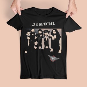 T-shirt 38 Special World Tour - Unisexe Adulte - Tailles S à 5XL - Neuf Avec étiquettes - Coton