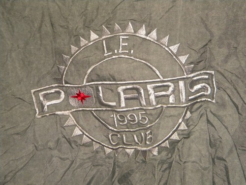 VINTAGE LE POLARIS CLUB 1995 BLACK GRAY LINED JACKET MENS SZ LARGE MADE IN USA - Picture 3 of 6