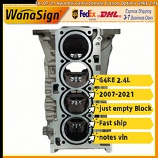 Blocco motore corto vuoto per Hyundai Santa Sonata Sportage G4KE 2.4L 07-21