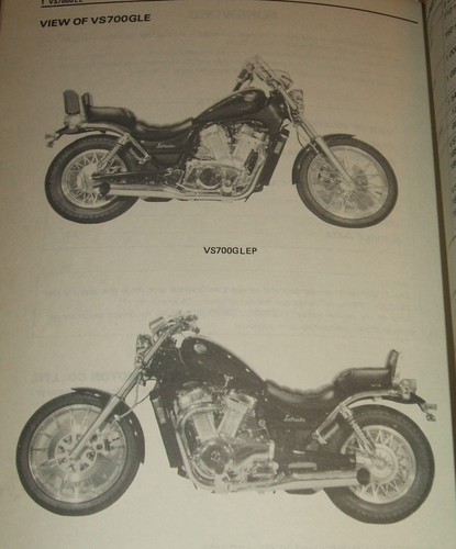 Suzuki Intruder 700 750 800 Service Manual 1986-1997 Vs700 Vs750 Vs800 - Foto 9 di 12