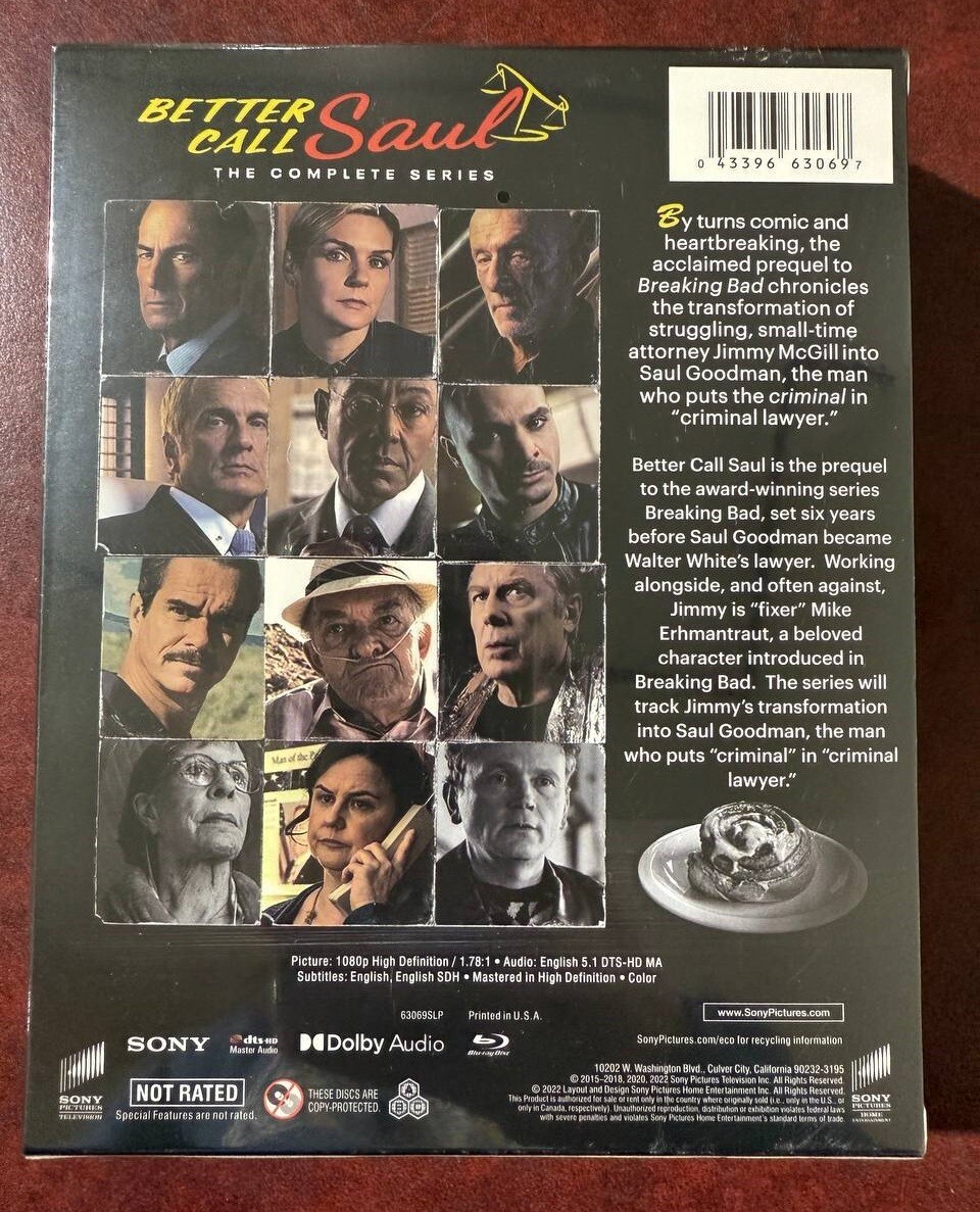 Better Call Saul シーズン1〜6　コンプリート　海外版DVD Amazon.com: Better Call Saul Complete Series DVD Season 1-6