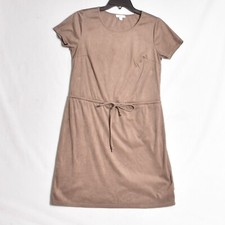 C Tan Women's Draw String Waist Dress Size Small