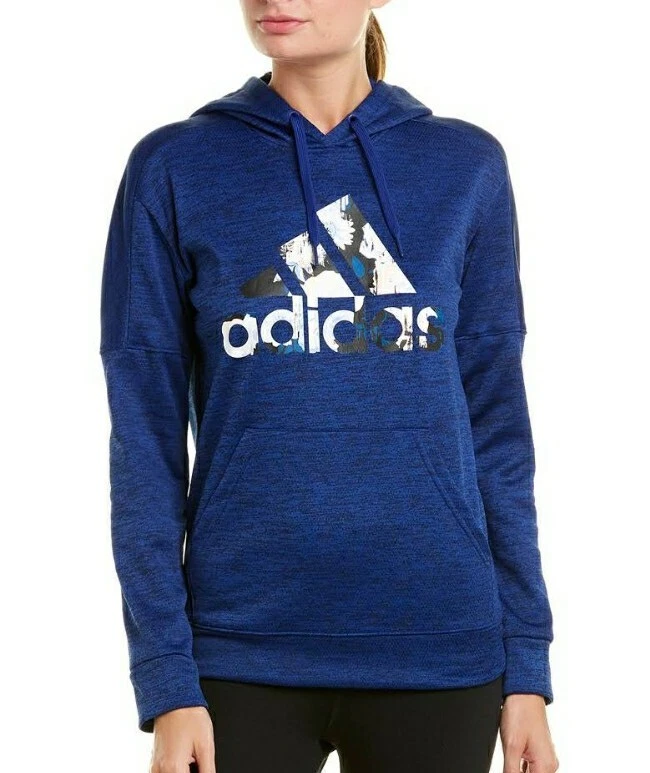 Adidas blue sales floral hoodie