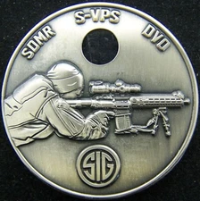 Sig Sauer Electro Optics SDMR S-VPS DVD Challenge Coin