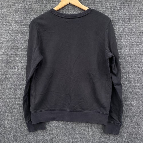 Calvin Klein Jeans Womens Large Pullover Sweatshirt Black Graphic Spell Out Logo - Picture 10 of 14