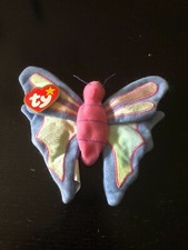Ty Teenie Beanie Babies 1999 Flitter the Butterfly ~ with Tags