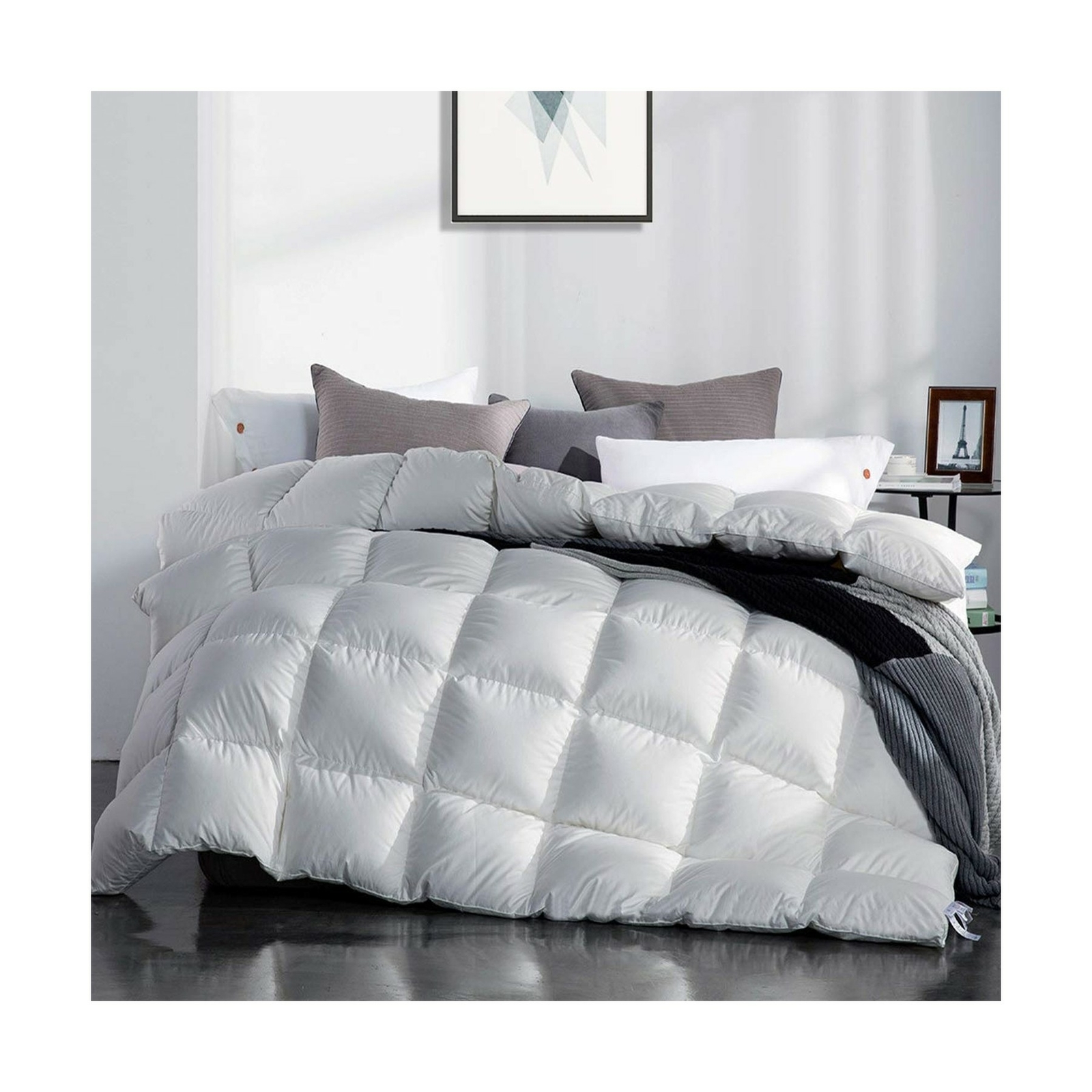 goose feather comforter queen