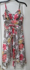 woman sundress small multicolor Speechless sleeveless knee length dress preowned