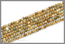 15" Picture Jasper Round Beads 4.5mm 69101