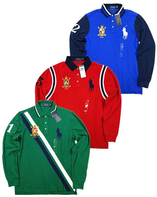 ralph lauren men's polo shirts long sleeve