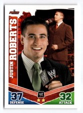 2010 Topps Slam Attax WWE Mayhem Justin Roberts NNO AEW