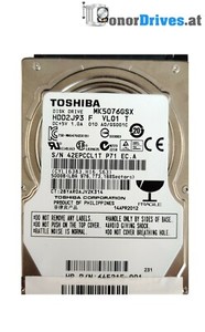 Toshiba HDD2J93 - MK5076GSX - 500 GB - SATA - PCB G002825A*