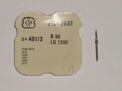 ETA 2640 - 401 Tige de remontoir (à l'unité) - Winding stem (per unit