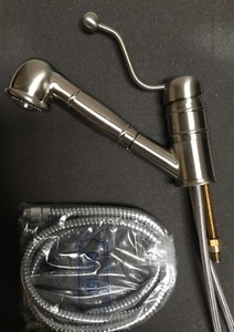 Mico K 5059 Po Sn One Handle Pull Out Spray Kitchen Faucet