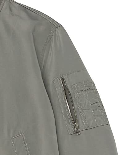 Goodthreads Men's Bomber Jacket Grey 