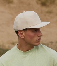 Beechfield Organic Cotton Unstructured 5 Panel Cap Flat Peak Adjustable Buckle