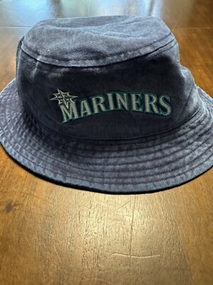 2024 Seattle Mariners Bucket Hat MLB Cap SGA 8/4/2024 Blue Denim