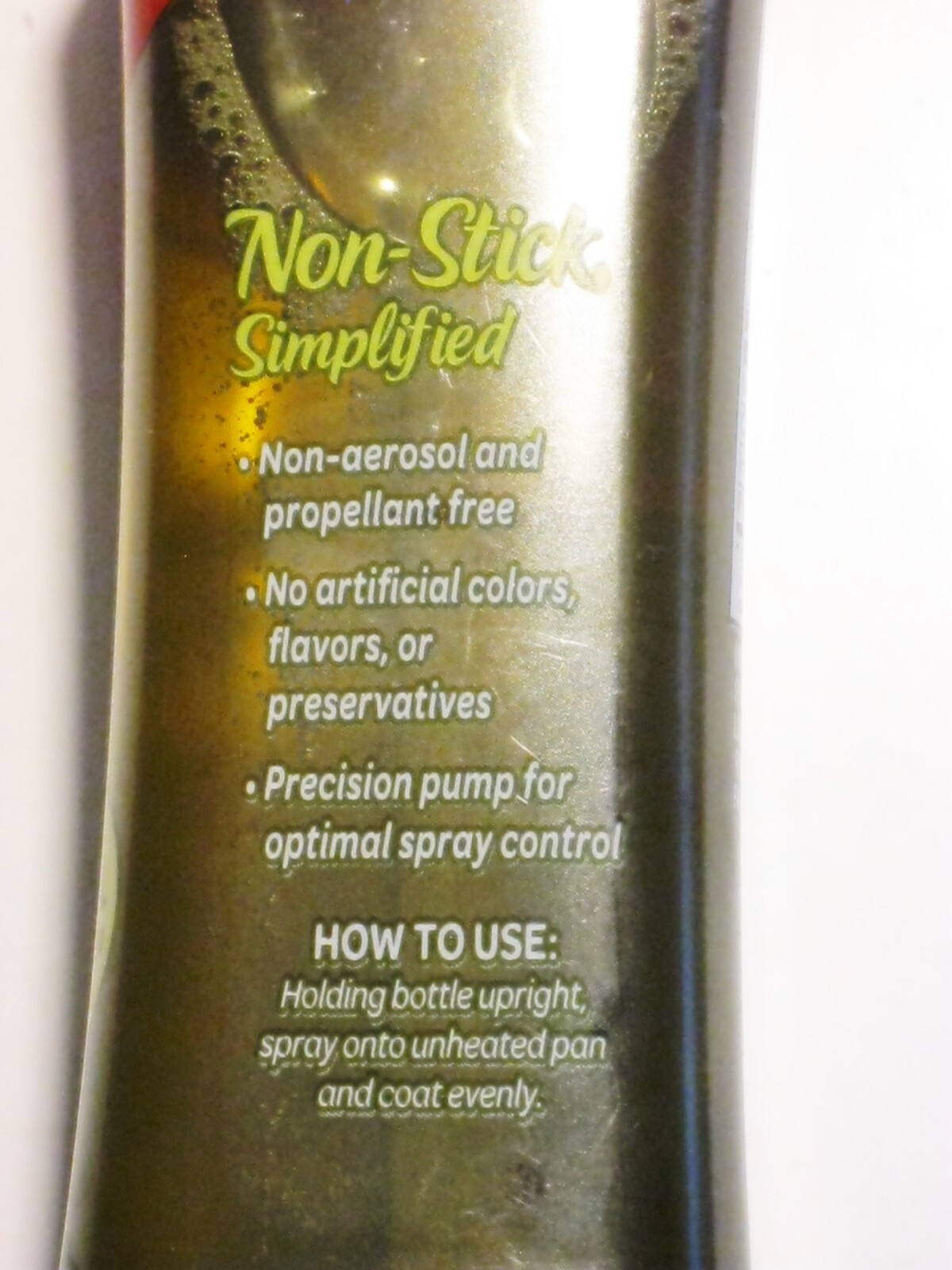 PAM OLIVE OIL COOKING SPRAY (AEROSOL & PROPELLANT FREE)