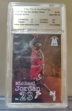 1998-99 Skybox Molten Metal Michael Jordan all 10's