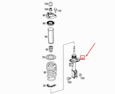 MERCEDES-BENZ CLA Coupe C117 Stoßdämpfer vorne links A1173233100 NEU Original