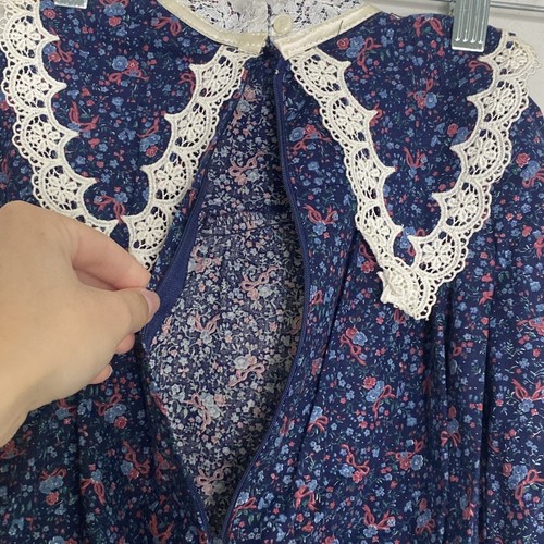 Vintage Gunne Sax Mädchen Prärie Kleid Größe 4 - Bild 9 von 12