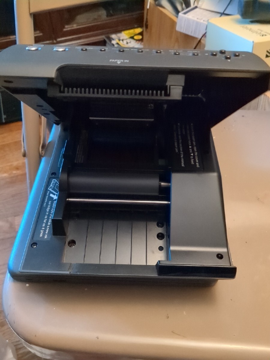 Vintage Casio Personal Video Printer VG-100 w/ Remote, Paperwork