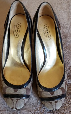 coach wedge shoes