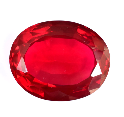 Natural MOZAMBIQUE Blood Red Ruby 66.00 CT Certified Oval Cut Loose Gemstone - Picture 4 of 7