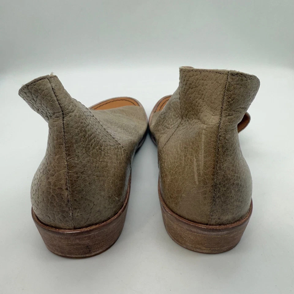 Free People Womens Mont Blanc Sandals Sz 41/US 10 Grayish Beige Leather Open Toe - Image 4 of 4