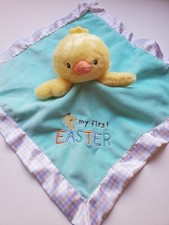 Magic Years My 1st Easter yellow chick duck rattle green Security Blanket lovey