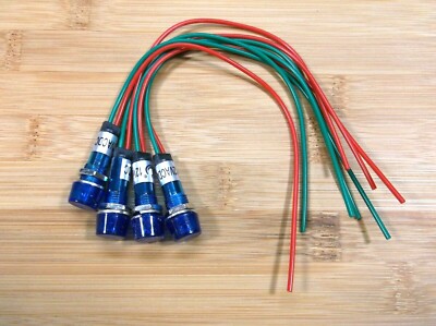 4 BBT 12 volt Blue LED Hi-Profile Landscape Courtesy Lights