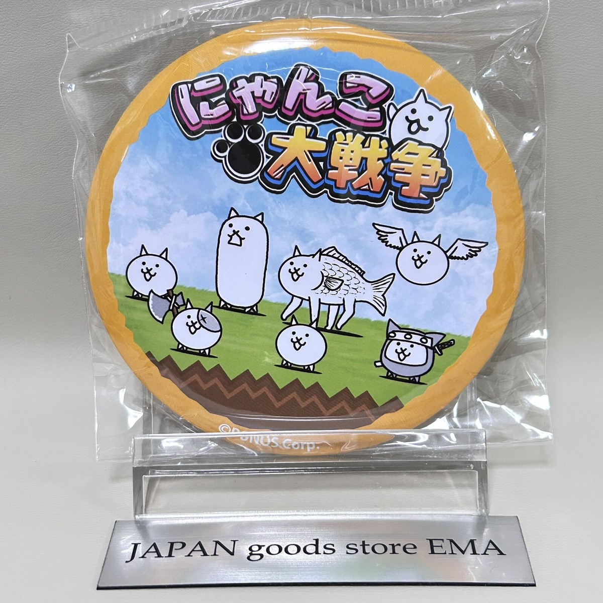 The Battle Cats Big Can Badge Pin Button Super Rare Japan Japanese