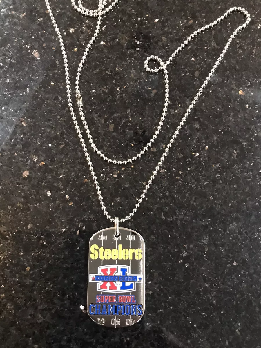 Steelers dog tag best sale necklace
