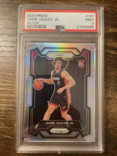 2023-24 Panini Prizm - #137 Jaime Jaquez Jr. (RC) Silver PSA 9