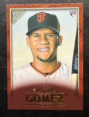 2018 Topps Gallery Orange Miguel Gomez #135 4/25