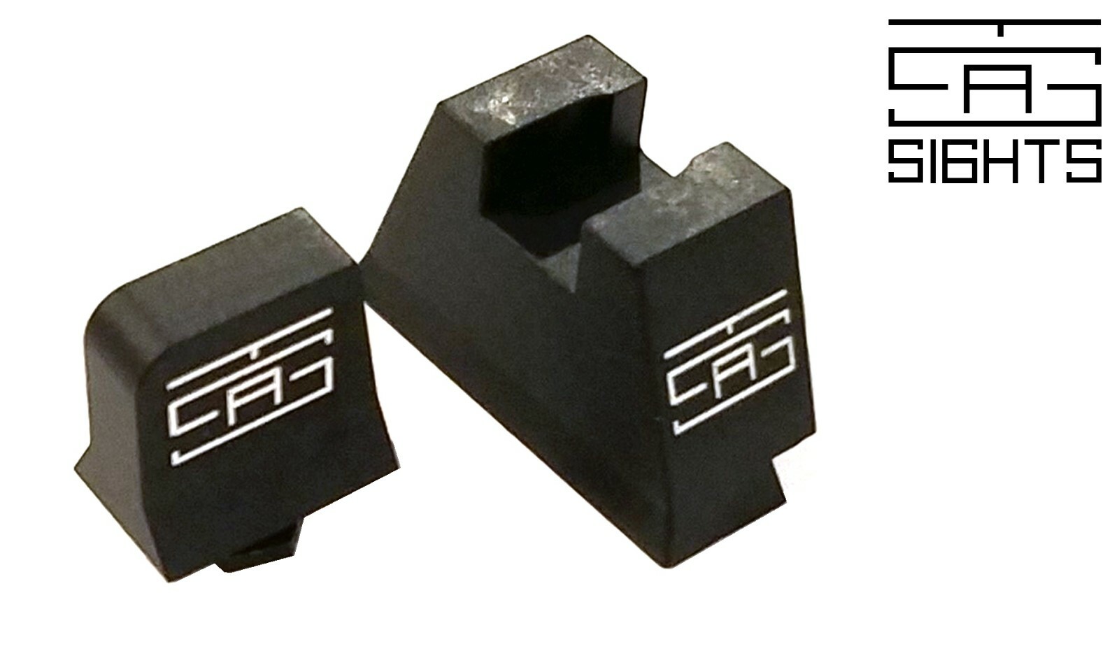 TALL NIGHT SIGHTS FOR RED DOT MOS GLOCK 42 43 43X 48 FRONT AND REAR SET TSA IBBY