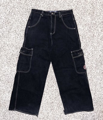 Vintage 90s BREAKDOWN Wide Leg Baggy Skater JNCO Pants Size 31 