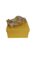 Scatole a forma di auto color oro con strass
