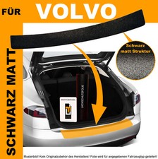 LACKSCHUTZFOLIE LADEKANTE FÜR Volvo V40 Schrägheck ab 05/2012 SCHWARZ MATT