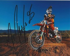 Motocross Racer Marvin Musquin Signed 8x10 Photo COA 3 Proof Supercross KTM 450
