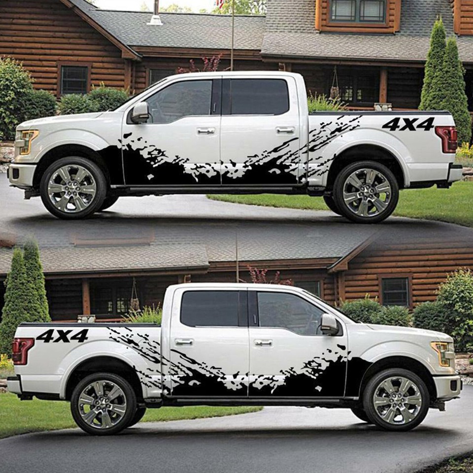 2xLarge Universal Splash Decal Car Side Body Graphics Vinyl Sticker