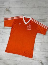 Adidas Netherland 1985 1988 Home Shirt Soccer Jersey Vintage Men Size M Orange
