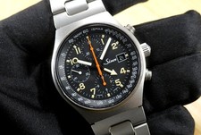 SINN 144 ti UTC 41 mm TITAN Automatik Chronograph GMT TRITIUM vintage BOX