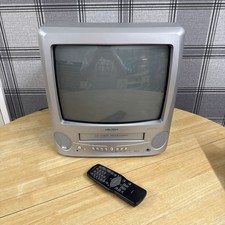 Bush BTV18SIL/VA 14-inch CRT television and VHS VCR combo unit With Remote
