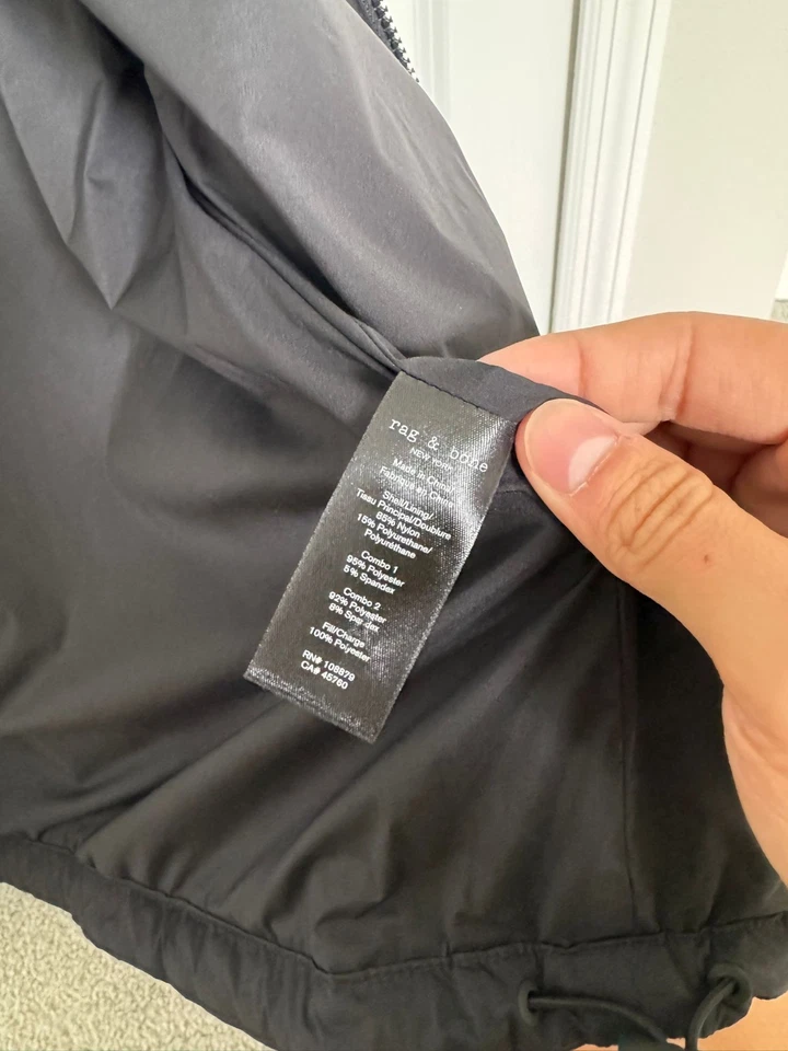Rag & Bone Men’s Black Jacket – Excellent condition – Lightweight - Small - Image 3 of 4