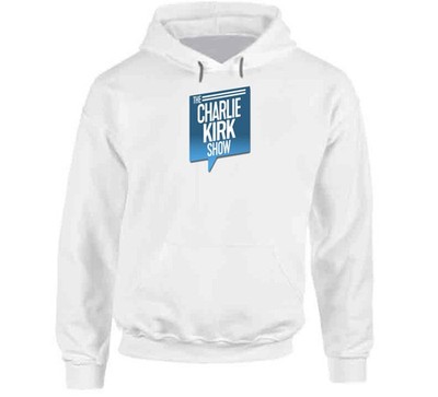 Charlie Kirk Show Podcast Hoodie S-3XL Fanmade Inspired Pullover Gift