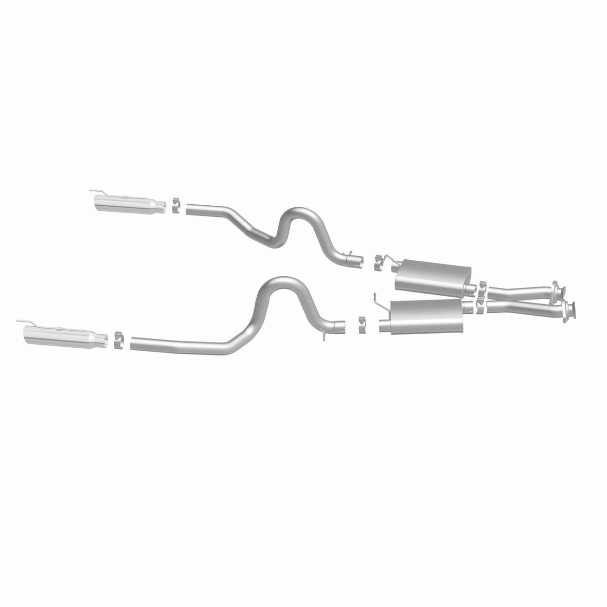 Exhaust System Kit for 2003-2004 Ford Ford GT 4.6L V8 GAS SOHC