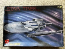 USS Reliant model kit w/Resin Saucer Conversion Kit Included. 1 Piece Missing