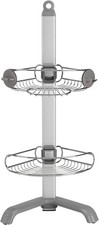 Stainless Steel Corner Shower Caddy Bathroom Shelf Aluminum
