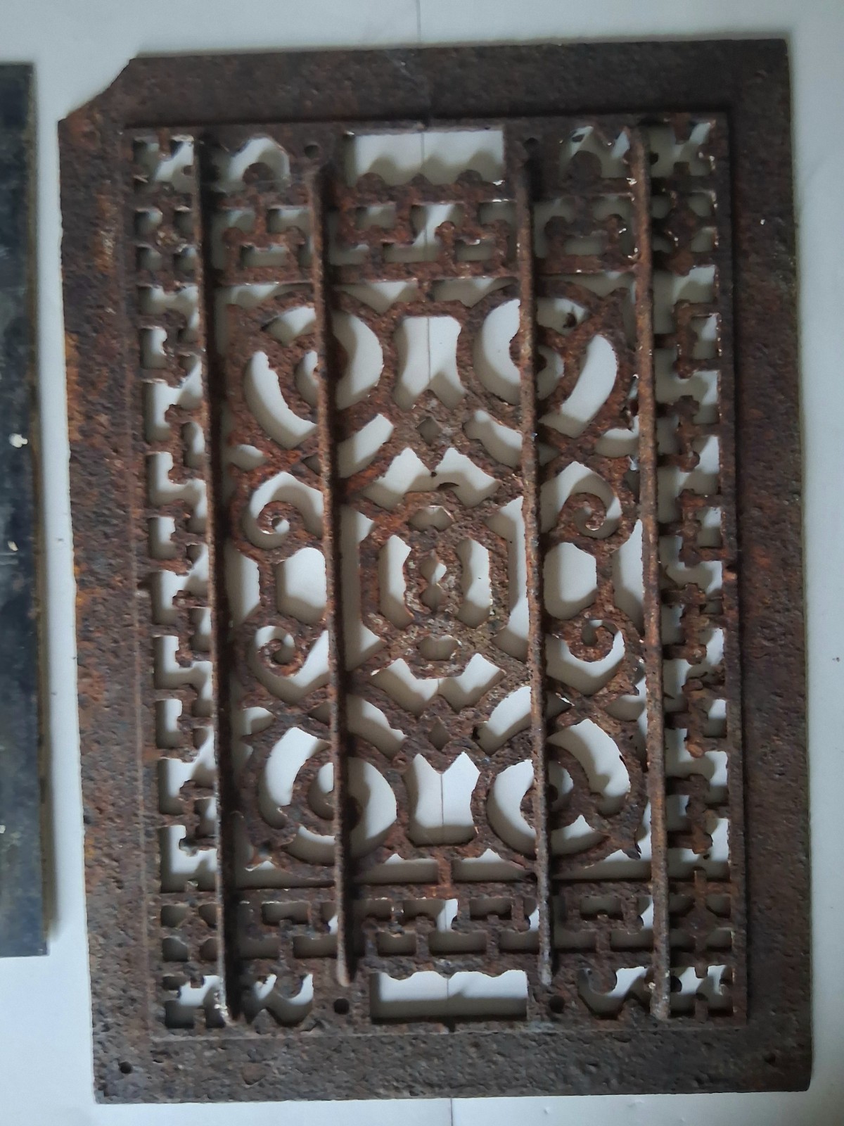 3 Different Size Antique Victorian Cold Air Return Heat Grate Cast Iron 